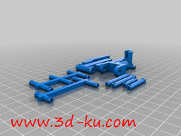 3D打印模型全组装台灯的图片