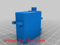 3D打印模型伺服电动机的图片
