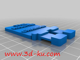3D打印模型电池插头的图片