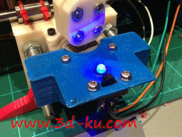 3D打印模型电源开关和指示灯的图片