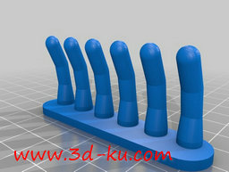 3D打印模型手指电缆支架的图片