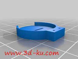 3D打印模型纽扣电池固定架的图片