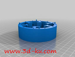 3D打印模型三相直流无刷电机的图片