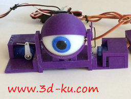 3D打印模型电子眼机械的图片
