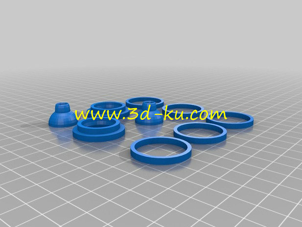 3D 打印机外壳模型的图片3