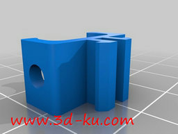 3D打印模型铝挤压电缆夹的图片
