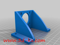 3D打印模型电机安装零件的图片