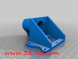 3D打印模型电机安装零件的图片