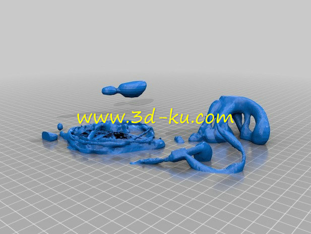 被破坏的耳机模型的图片1