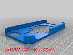 3D打印模型镂空火焰的iphon的图片