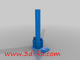 3D打印模型电动扫地机的更换电池的图片