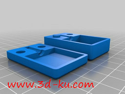 3D打印模型方形读卡器的保护盒的图片