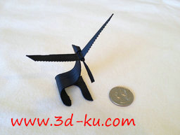 3D打印模型迷你风力发电机的图片