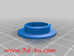 3D打印模型墙上的安装孔的图片