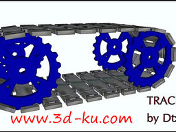 3D打印模型跟踪机器人的图片