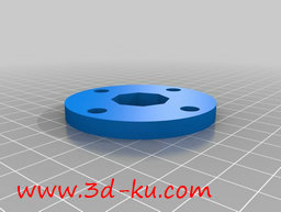 3D打印模型街机游戏杆的节流板的图片