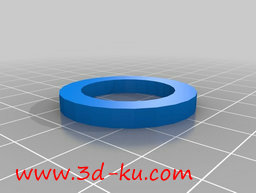 3D打印模型绝缘垫圈的图片
