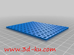 3D打印模型电器开关的扁螺母的图片