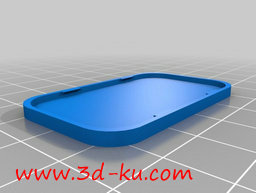 3D打印模型带扣盖耳机盒的图片