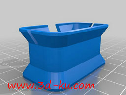 3D打印模型带扣盖耳机盒的图片