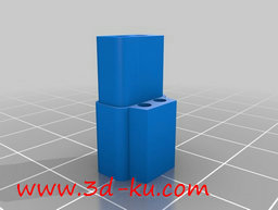 3D打印模型用于连接 LED 的连接器的图片