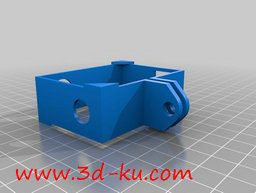 3D打印模型安装摄像机的框架的图片