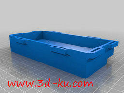 3D打印模型电池托盘的图片