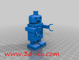 3D打印模型机器人吉祥物的图片