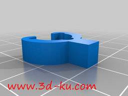3D打印模型弯曲的台灯的图片