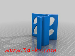3D打印模型可以将电话放在支座上的图片