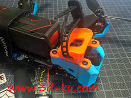 3D打印模型高清镜头保护支架的图片