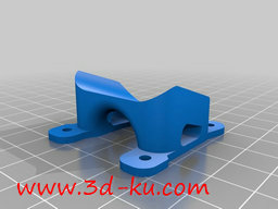 3D打印模型高清镜头保护支架的图片