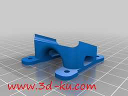 3D打印模型高清镜头保护支架的图片
