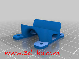 3D打印模型高清镜头保护支架的图片