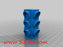 3D打印模型交通指示灯的图片
