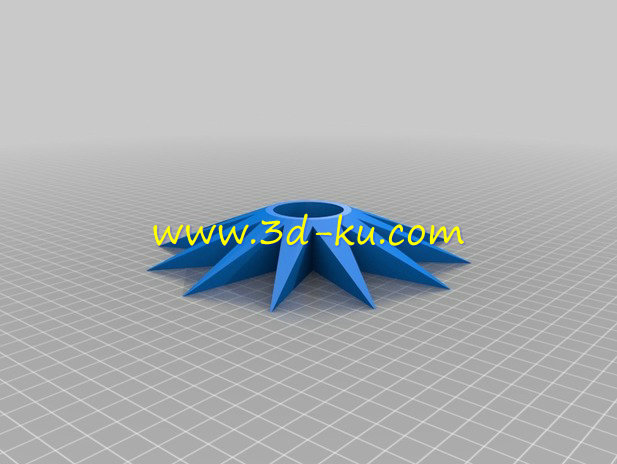 星型灯座模型的图片2