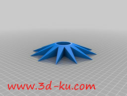 3D打印模型星型灯座的图片