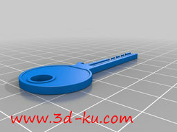 3D打印模型钥匙的图片