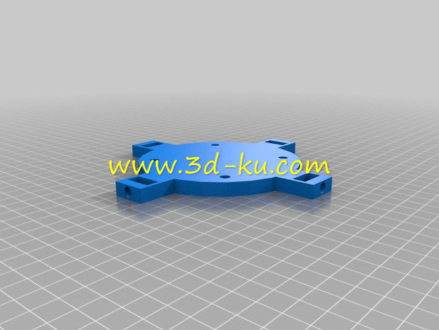 半圆形锅盖灯帽模型的图片2