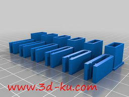 3D打印模型线缆夹的图片