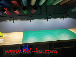 3D打印模型扩展式LED壁挂灯的图片