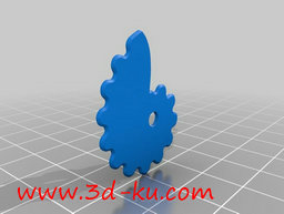 3D打印模型吉他拨片的图片