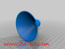 3D打印模型带开关的小喇叭的图片