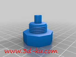 3D打印模型相机三脚架轴的图片