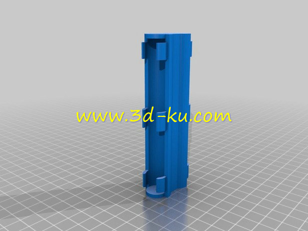 可放置4节电池的盒模型的图片2