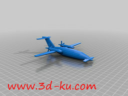 3D打印模型大型商务飞机的图片