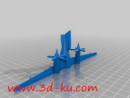 3D打印模型大型商务飞机的图片