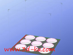 3D打印模型40 毫米兵棋游戏基地的图片