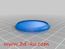 3D打印模型40 毫米兵棋游戏基地的图片