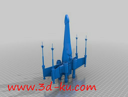 3D打印模型X 翼战斗机的图片